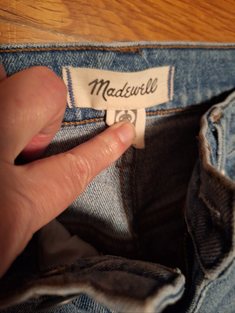 Madewell The Perfect Vintage Wide-Leg Jeans Ladies 26P - Picture 4 of 5